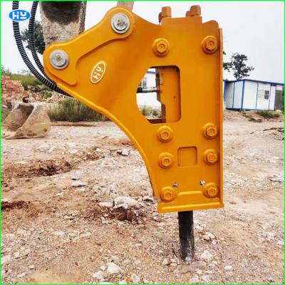 China Demolition Rock Hydraulic Breaker Attachment Q345B 175mm Chisel for sale