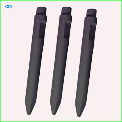 China Moil Wedge Point Hydraulic Breaker Spare Parts Chisels Diamond Head Hammer Tools for sale