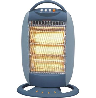 China Household Electric Infrared Halogen Heater 3 Element 1200W With Swing Function for sale