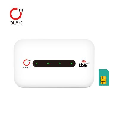 China OLAX MT20 4G LTE Outdoor and Home Modem WiFi Cat 4 Portable Sim Card 4g Pocket Mobile Wifi Router for sale