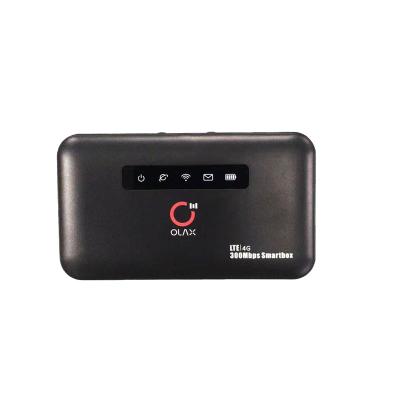 China Olax Large Capacity 4G LTE MIni Cpe Pocket Wifi Router External Hotspot Mifis With Lan Port for sale