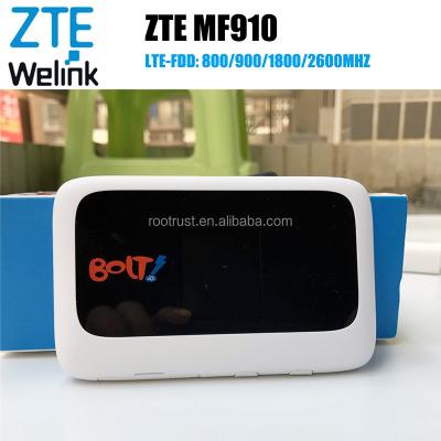 China Wifi Sharing Unlocked ZTE MF910 Mobile Hotspot 150Mbps LTE 4G Wifi Router Modem for sale