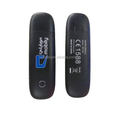 China 3g Gsm 7.2M USB external cheap dongle modem WCDMA 2100Mhz 900MHZ USB wireless stick ZTE MF190 for sale