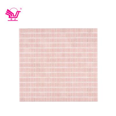 China Small square 20mmx20mm modern hot cast mosaic tiles for kitchen wall purple mosaic for sale