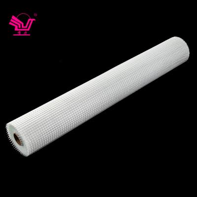 China Modern Waterproof Material Fiberglass Mesh Rolls Concrete Alkali-Resistant Cement Single Yarn Fiberglass Mesh for sale