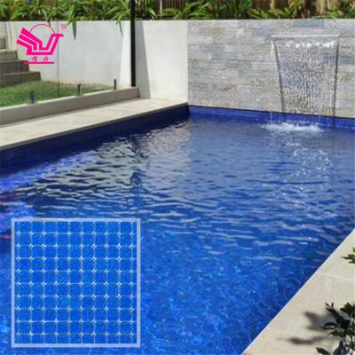 China Modern Most Selling Products Crystal Glass Mosaic Tile Mesh Mounted Bathroom Tile Glass Mosaic Tile for sale