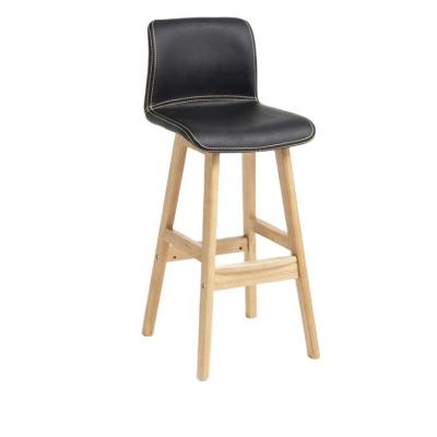 China Exquisite Workmanship Kitchen Bar Chairs with High Chairs Bar Stool and Customized Design in Black Color for sale