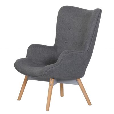 China Hospital Customized Practical Livingroom Armchair with Solid Wood Frame and Fabric Seat Back Material for sale