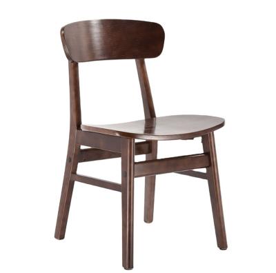 China Classic Dining Room Furniture Collection Solid Wood Rubber Chairs Dining Chairs with Modern Design for sale