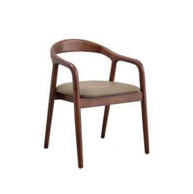 China Solid Wood Nordic Light Luxury Hotel Cafe Fabric or Leather Dining Chair for Fine Dining for sale