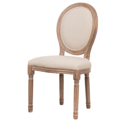 China Solid Wood Upholstered Wedding Chair Customize for Commercial in Walnut/Natural/White for sale