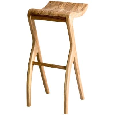 China High Chair Counter Bar Stools Bar Chair Solid Wood Stool  L-59 for sale