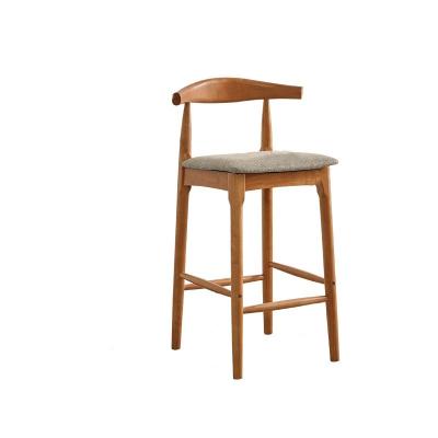 China Solid Wood High Chair for Pub Coffee Shop W41*D44*96CM Commercial Furniture for sale