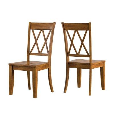 China Solid Wood Dining Chair for Hotel and Restaurant Classic Cross Back Design Sturdy Construction for sale