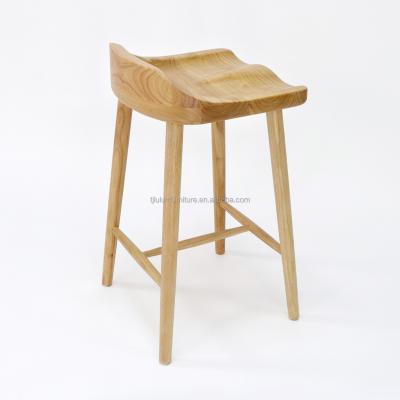 China W43*D42.5*H74CM Antique Solid Wooden Bar Chair Stools High Chair Wooden Chair for sale