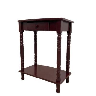 China Nice Style Vintage Solid Wood Cabinet Side Table Night Stand With Drawer For Bedroom Living Room Dining Room Furniture OEM/ODM for sale