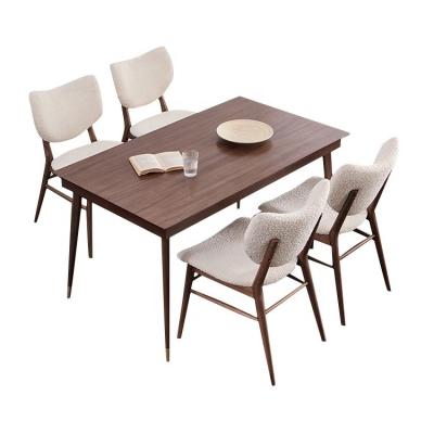 China PU Leather Wooden Legs Dining Chair for Specific in Modern Dining Room Furniture for sale