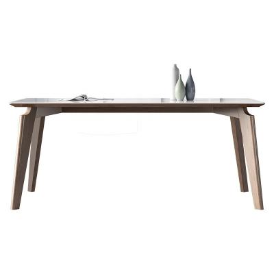 China Modern Designs Wooden Solid Wood Dining Table for Bedroom and Dining Room Designs for sale