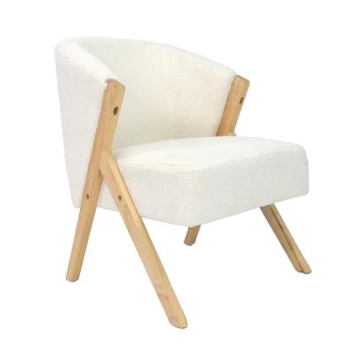 China Customizable Solid Wood Leisure Chair Nordic Design for Comfortable Living Room for sale