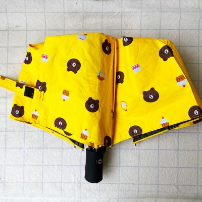 China New Design Contemporary Portable Automatic Rain Umbrella Umbrellas 3 Times Waterproof Umbrella for sale