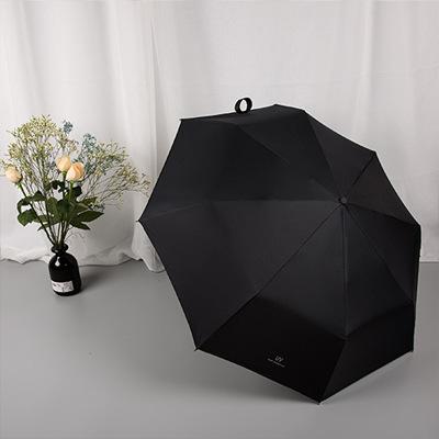 China Logo Prints Made Zhejiang Contemporary 3 Times Automatic Open Umbrellas For Rain Sport for sale