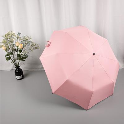 China High quality contemporary 3 fold manual windproof umbrella large size travel umbrella for outdoor rain for sale