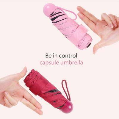 China Minimalist Summer Amazon Capsule Umbrella Wholesale 5 Times Best Selling Umbrella Personalized Sunscreen Customized for sale