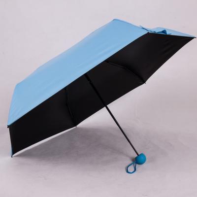 China Minimalist Mini Anti-ultraviolet Umbrellas Six Bone Capsule Umbrella 5 Times Portable Designer Umbrellas for sale