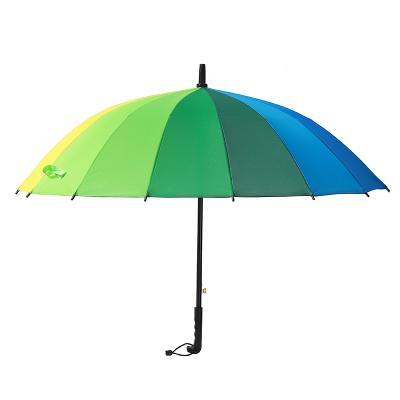 China Promotional Minimalist 16 Colors Strigaht Rainbow Umbrella Suppliers for sale