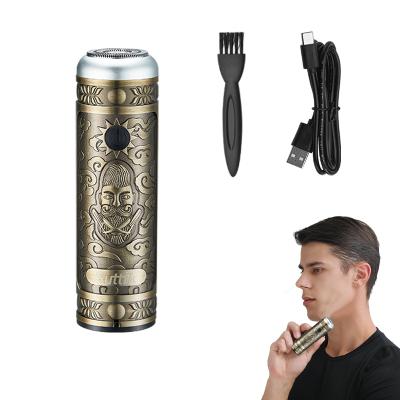 China Single Blade Amazon Metal Beard Shaver USB Electric Shaver Professional Pubic Shaver Smart Shaver for sale