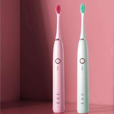 China Amazon Hot Sale Ultrasonic LED Sonic Electric Toothbrush Soft 38000 Radio For Adult 28*28*180mm for sale