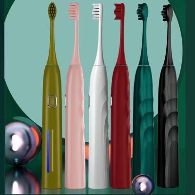 China Mini USB Charging Adult Oral Care Lover IPX7 Waterproof Sonic Electric Toothbrush For Lover 28*28*192mm for sale