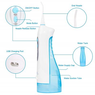 China RV Oral Irrigator PPS Amazon Water Flosser Oral Dental Water Flosser Teeth Flosser Dental Flosser Faucet Irrigator for sale