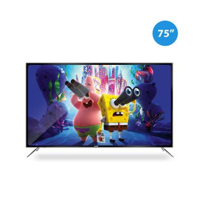 China Brand New A+ 9.0 4k TV Home Television 75inch Smart Android Screen for sale