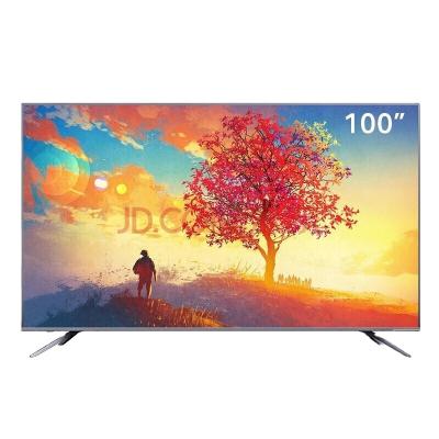 China 4K Smart Home TVs Large Flat Metal Size 100inch Tempered Glass for sale