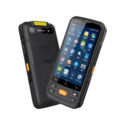 China Smartphone HC605S IP65 2d NFC RFID Reader Fingerprint Rugged Industrial Android Handheld Barcode Scanner for sale