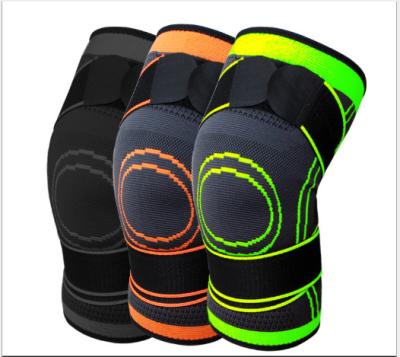 China Adjustable Elasticity Breathable Sports Pressure Anti-Collision Support Knit Breathable Knee Pad Running Bike Basketball Fitness Pad for sale