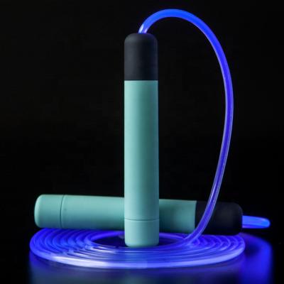 China Wholesale Durable Body Fitness Light Up Jump Rope Fashion Colored Glow Led Jump Rope for sale