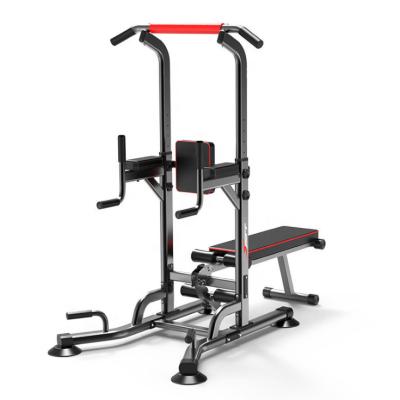 China Universal Single Parallel Pull Up Barbell Station Adjustable Multifunctional Gymnasium Pull Up Power Tower for sale