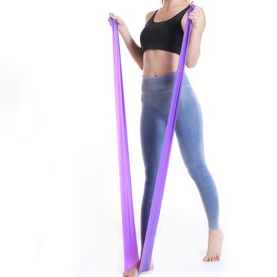 China Who respects the environment; Yoga Stretch Bands Resistance Stretch Exercise Band Loop Loop Band Arm Back Leg Fitness Elastic Yoga Pilates for sale