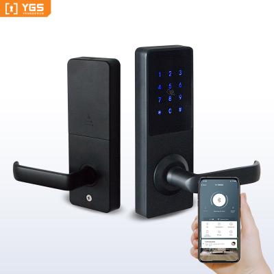 China YGS apartment stainless steel password smartlock rfid card waterproof door latch for sale