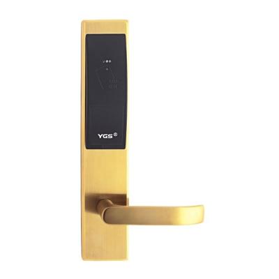 China YGS Factory Sale Stainless Steel High Security Hotel Lock System Material Good Quality Hotel Door Lock for sale