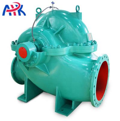 China Drinking Water Treatment 200kw Single Stage Double Suction Horizontal Centrifugal Casing Water Irrigation Pump for sale