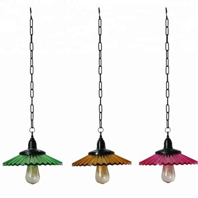 China Vintage Retro Style LED Umbrella Factory Outlet Decoration Chandelier Lights Indoor Solar Ceiling Lamp for Garden Home for sale