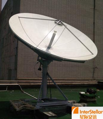 China antena da estação de terra da faixa de 3.7m Ku/antena comunicação satélite à venda