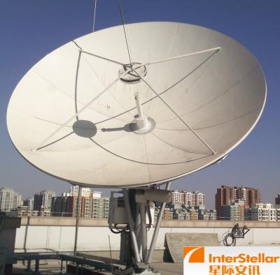 China la antena de la estación terrestre de Rx Tx de la banda de los 4.5m C/Uplink el plato de Rx TX de la banda de la estación C en venta