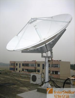 China 2.4m ku satellite antenna / satellite communication antenna for sale