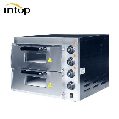 China Hotels Baking Oven Equipment Stainless Steel Electric Industrial Oven 2 Deck Bread Cake Pizza Oven for sale