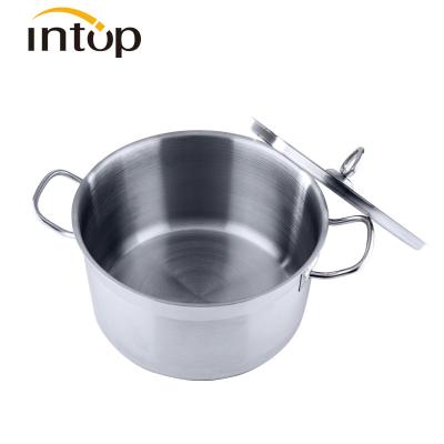 China Sustainable Frying Pan Kitchen Pots And Pans Non Stick Cookwares Set 304 Stainless Steel Cookware Cooking Food Pot for sale