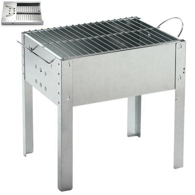 China JinHaiYue Amazon Adjustable Height Popular Selling Stainless Steel Barbecue BBQ Grill Outdoor Portable Tabletop Grill for sale